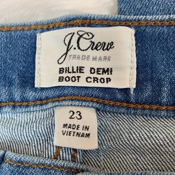 J. Crew Billie Demi Boot Crop Jeans - Picture 4 of 8